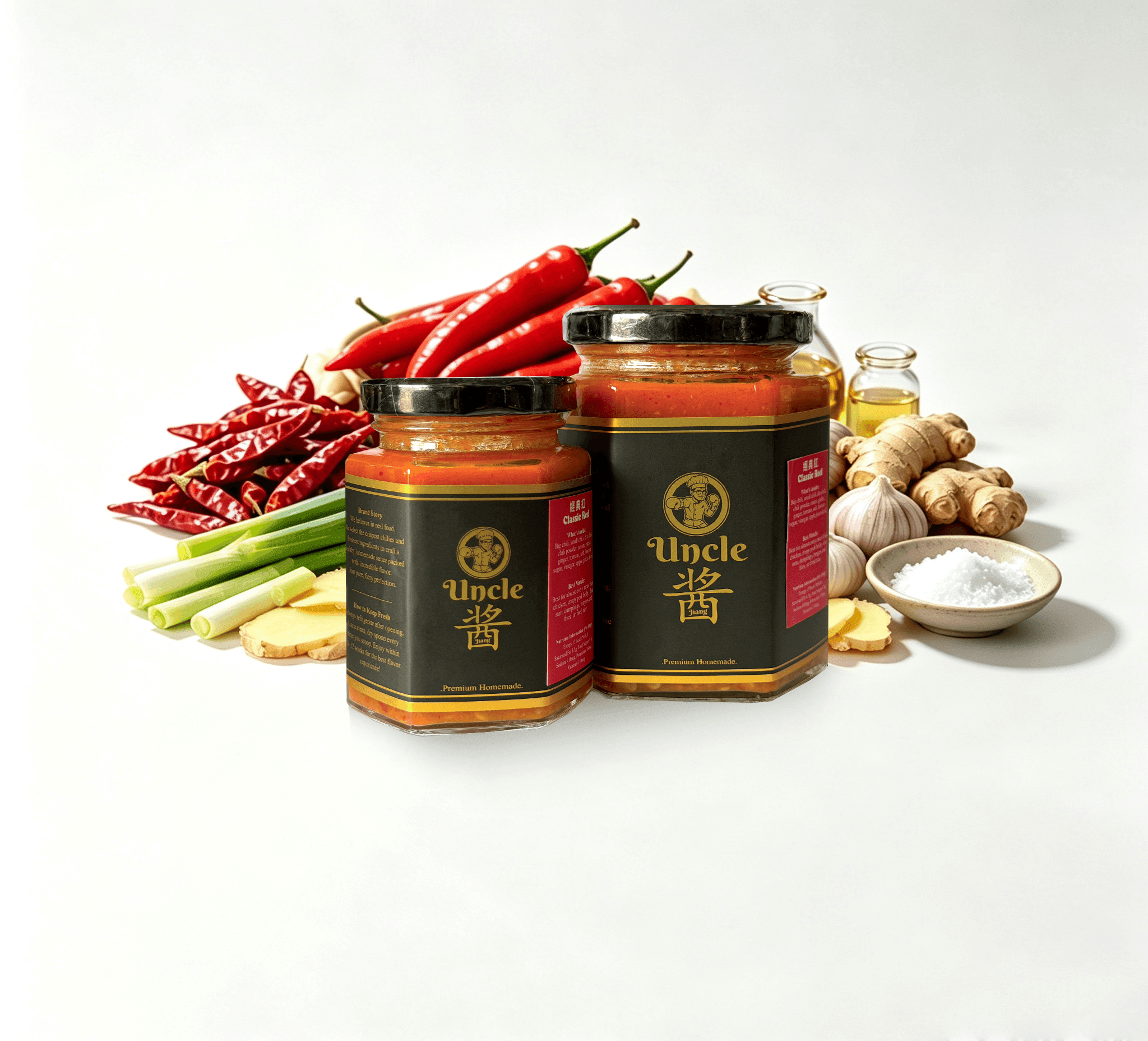 Classic Red chili sauce bottle